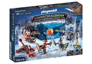 71346 Playmobil® Advendikalender Lumelahing, 127 o. hind ja info | Klotsid ja konstruktorid | hansapost.ee