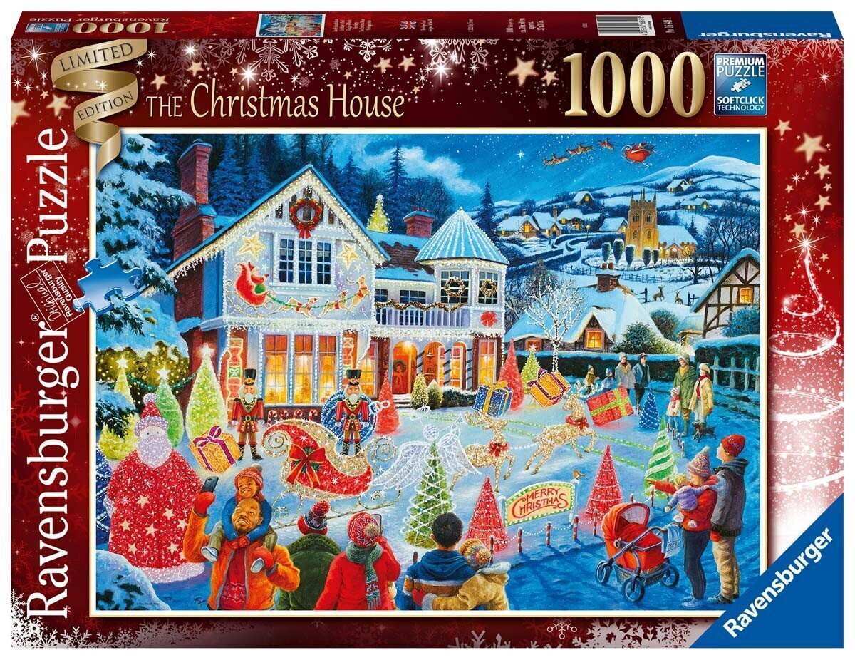 Pusle Ravensburger Christmas House, 1000 tk цена и информация | Pusled lastele ja täiskasvanutele | hansapost.ee