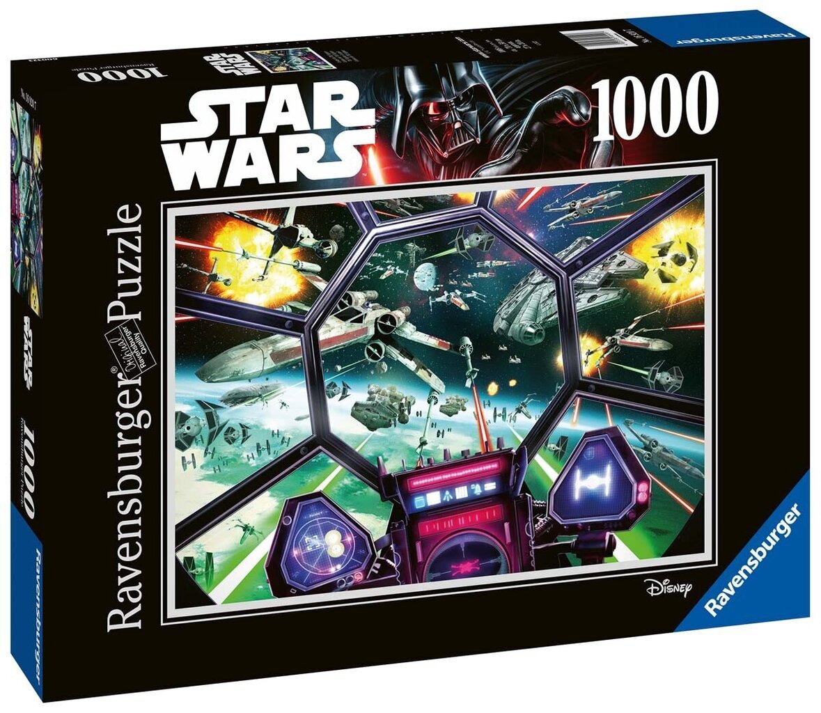 Ravensburgeri mõistatus Tähesõjad: Tie Fighter Cockpit 1000p 16920 цена и информация | Pusled lastele ja täiskasvanutele | hansapost.ee