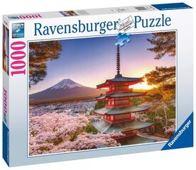 Pusle Ravensburger Fuji Cherry Blossom View, 1000 tk hind ja info | Pusled lastele ja täiskasvanutele | hansapost.ee