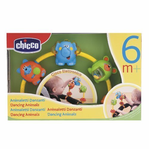 Chicco tantsuloomade muusikaline jalutuskäru mänguasi, 20 cm цена и информация | Mänguasjad poistele | hansapost.ee