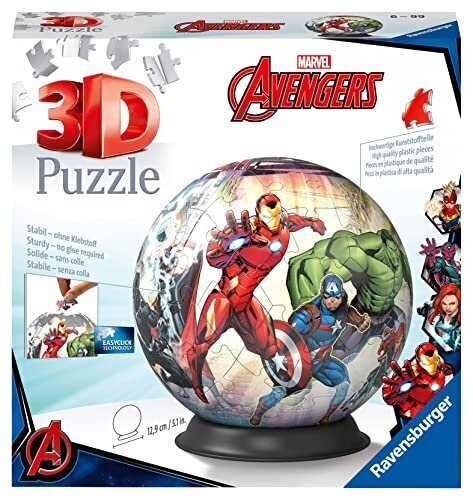 3D pusle Ravensburger, Marvel Avengers hind ja info | Mänguasjad poistele | hansapost.ee