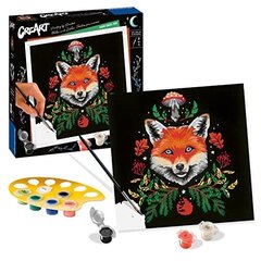 Maali numbrite järgi Ravensburger Fox, 20 x 20 cm hind ja info | Maalimiskomplektid numbrite järgi | hansapost.ee