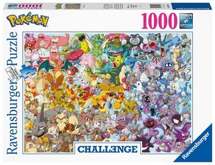Пазл Ravensburger Challenge Pokemon, 1000 д. цена и информация | Пазлы | hansapost.ee
