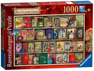 Ravensburgeri mõistatus jõuluraamatukogu 1000p 19801 hind ja info | Pusled lastele ja täiskasvanutele | hansapost.ee