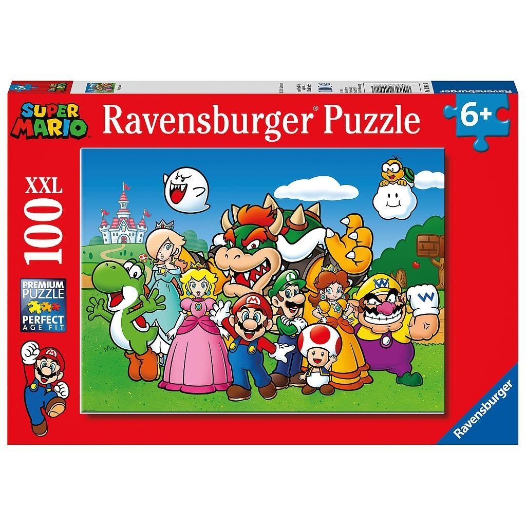 Ravensburgeri mõistatus Super Mario Fun 100p 12992 цена и информация | Pusled lastele ja täiskasvanutele | hansapost.ee