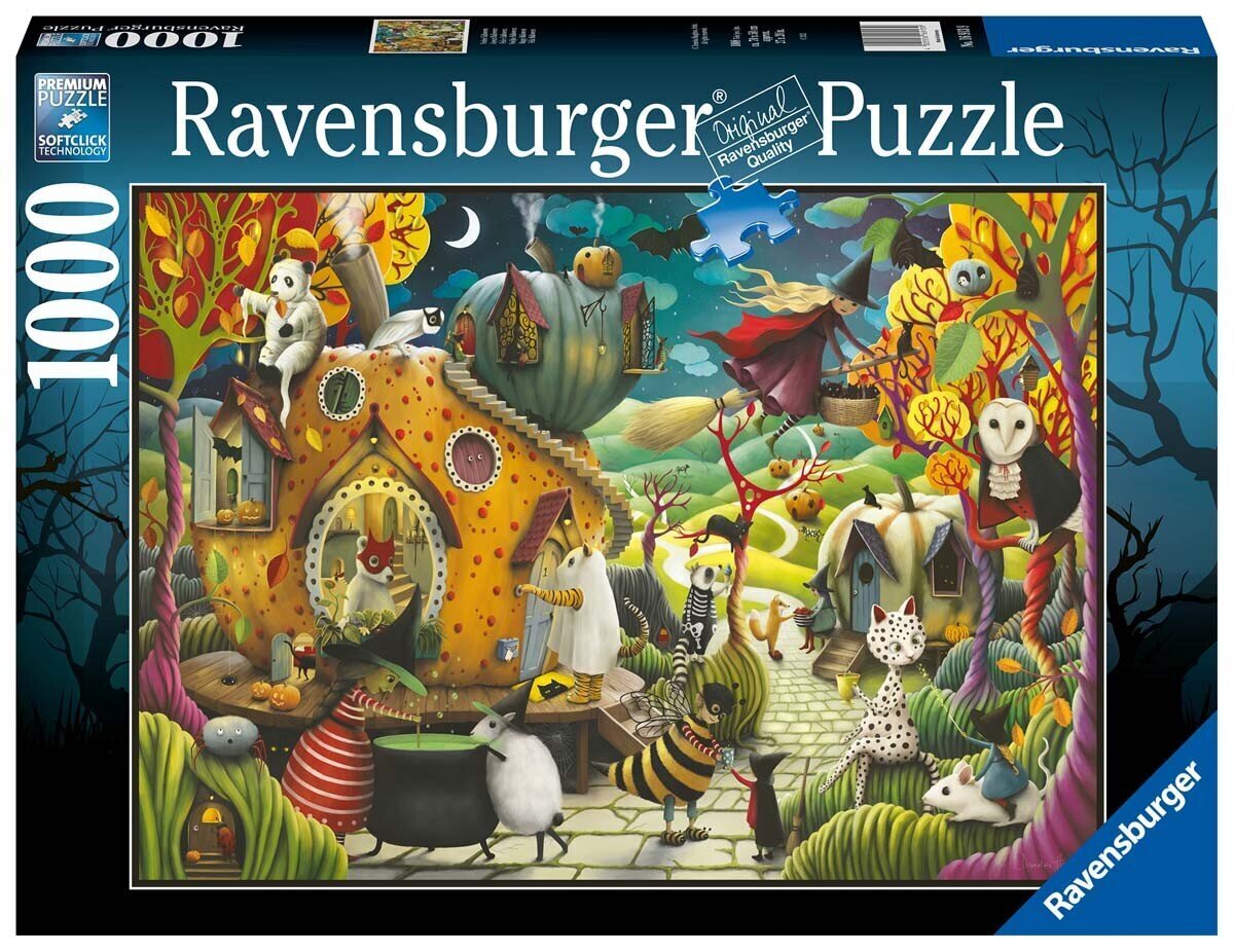 Pusle Ravensburger Halloween, 1000 tk цена и информация | Pusled lastele ja täiskasvanutele | hansapost.ee