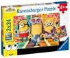 Ravensburgeri mõistatus Minionid tegevuses 2x24p 5085 hind ja info | Pusled lastele ja täiskasvanutele | hansapost.ee