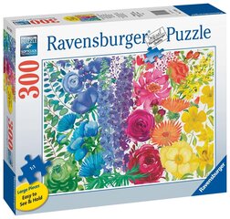 Ravensburgeri mõistatus lilleline vikerkaar 300plf 17129 hind ja info | Pusled lastele ja täiskasvanutele | hansapost.ee