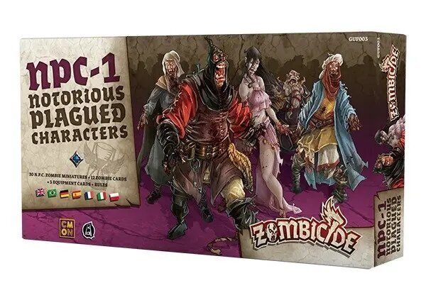 Mäng Portal Games Zombicide: NPC-1 - Notorious Plagued Characters, ENG цена и информация | Lauamängud ja mõistatused perele | hansapost.ee