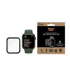 Kaitseklaas PanzerGlass Curved Apple Watch 7 41mm Antibacterial czarny|black цена и информация | PanzerGlass Умные часы и браслеты | hansapost.ee
