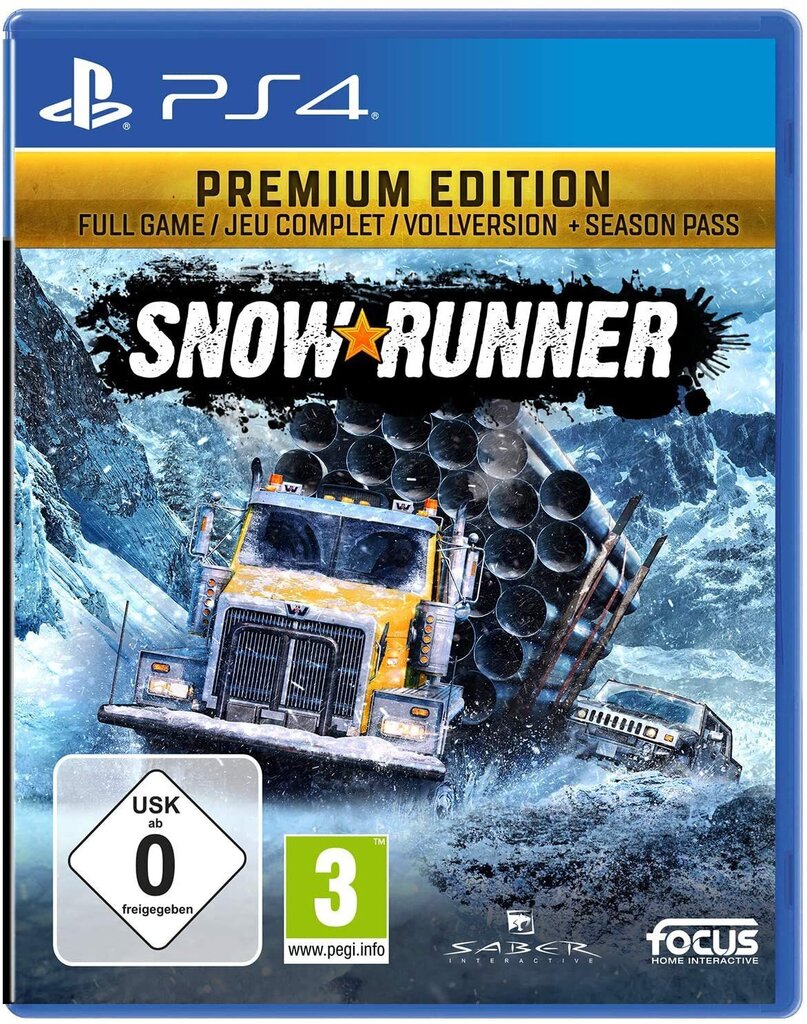 SnowRunner Premium Edition PS4 цена и информация | Konsooli- ja arvutimängud | hansapost.ee