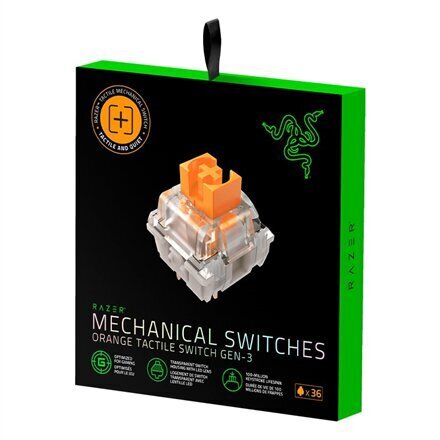 Razer Orange Switches X 36 hind ja info | Klaviatuurid | hansapost.ee