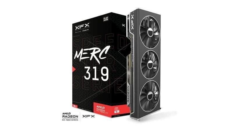 XFX Speedster Merc 319 Radeon RX 7800 XT Black Edition (RX-78TMERCB9) цена и информация | Videokaardid | hansapost.ee