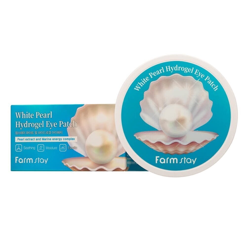 Silmapadjad Farmstay White Pearl Hydrogel, 60 tk. цена и информация | Näomaskid ja silmamaskid | hansapost.ee