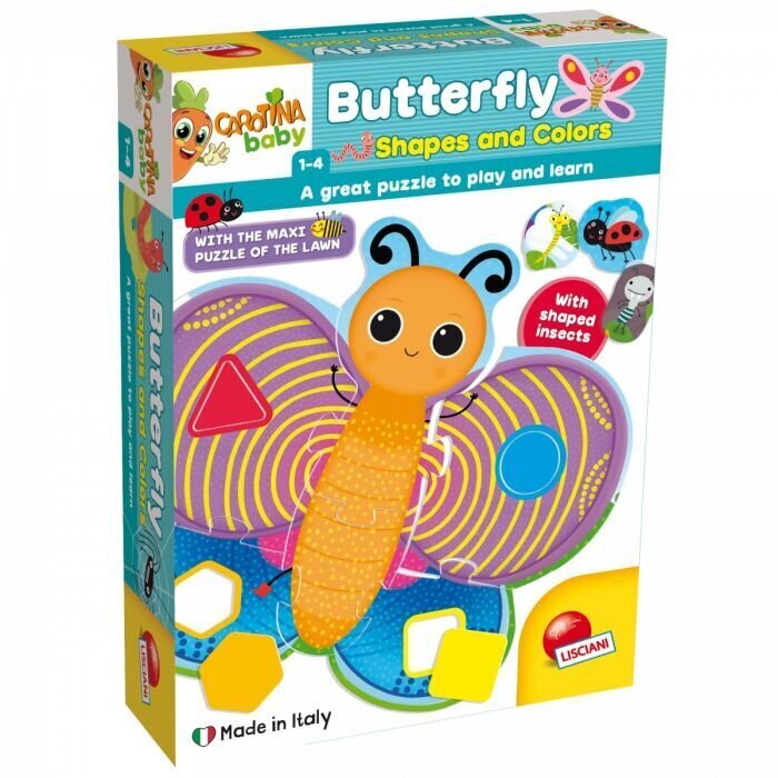 Puzzle Butterfly Carotina Baby, 11 tk цена и информация | Pusled lastele ja täiskasvanutele | hansapost.ee