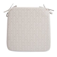 Chair pad RETRO 39x39x2,5cm, beige leaf цена и информация | Подушки, наволочки, чехлы | hansapost.ee