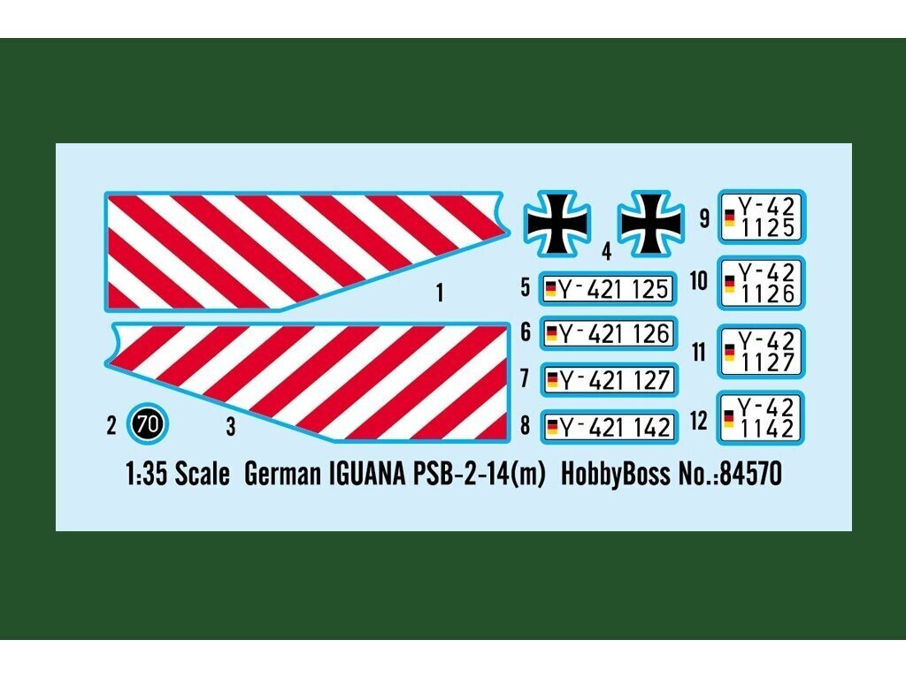 Hobbyboss - German IGUANA PSB-2-14(m), 1/35, 84570 hind ja info | Klotsid ja konstruktorid | hansapost.ee