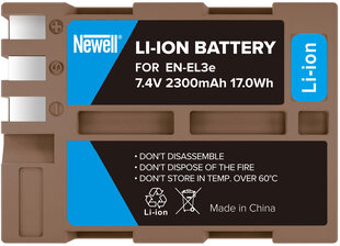 Newell аккумулятор Nikon EN-EL3E USB-C цена и информация | Аккумуляторы, батарейки | hansapost.ee