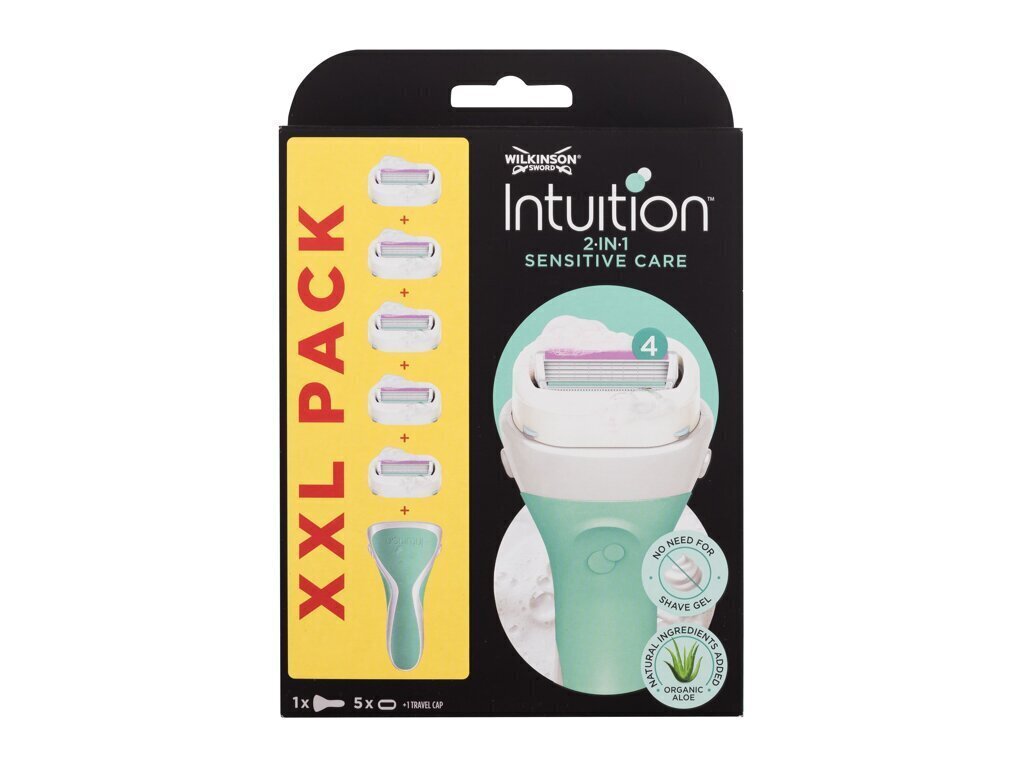 Raseerimispead naistele Wilkinson Intuition Sensitive Xxl, 5 tk hind ja info | Raseerimisvahendid | hansapost.ee