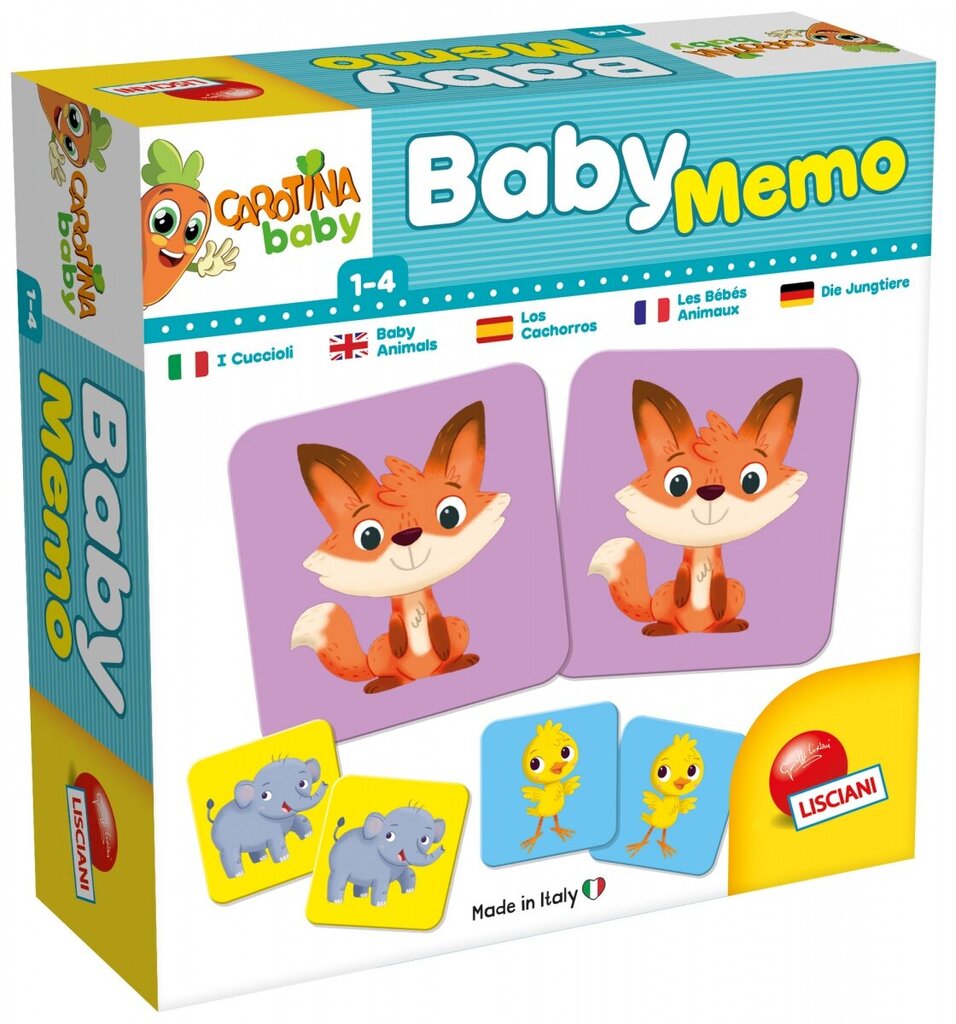 Puzzle Licani: Carotina Baby - Memo kutsikad price and information | Arendavad laste mänguasjad | hansapost.ee