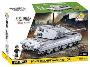 Конструктор COBI - Panzerkampfwagen E-100, 1/28, 2572 цена и информация | Конструкторы и кубики | hansapost.ee