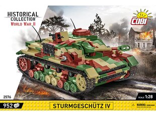 Mudelkomplekt Cobi Plastkonstruktorid Sturmgeschütz IV Sd.Kfz.167, 1/28, 2576 hind ja info | Klotsid ja konstruktorid | hansapost.ee