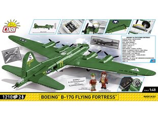 Mudelkomplekt Cobi Plastkonstruktorid Boeing B-17G Flying Fortress, 1/48, 5750 hind ja info | Klotsid ja konstruktorid | hansapost.ee