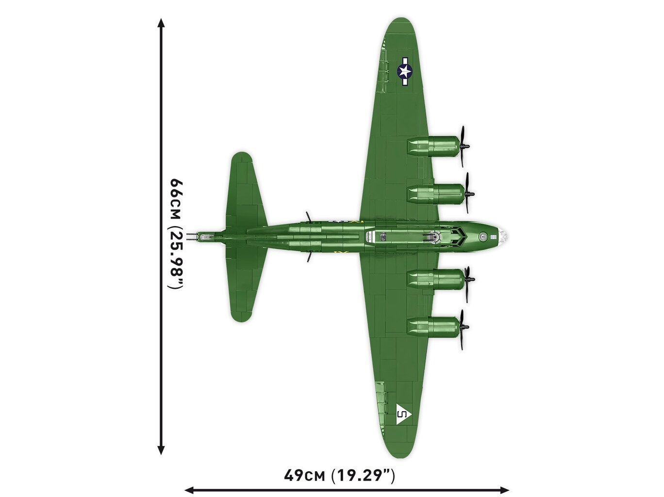 Mudelkomplekt Cobi Plastkonstruktorid Boeing B-17G Flying Fortress, 1/48, 5750 цена и информация | Klotsid ja konstruktorid | hansapost.ee