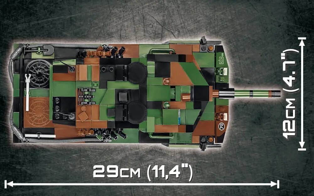 Relvajõudude Leopard 2A5 Tvm hind ja info | Klotsid ja konstruktorid | hansapost.ee