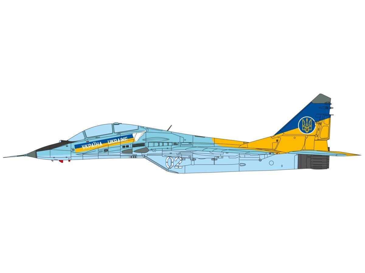 Mudelkomplekt IBG Models The Ghost of Kyiv MiG-29 of Ukrainian Air Forces, 1/72, 72902 цена и информация | Klotsid ja konstruktorid | hansapost.ee