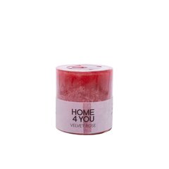 Свеча VELVET ROSE D6.8xH7.2 cм, красная (аромат - роза) цена и информация | Подсвечники, свечи | hansapost.ee