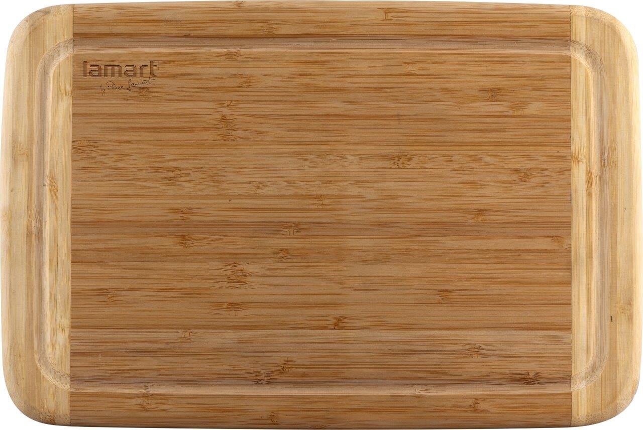 Lamart Bamboo lõikelaud, bambus, 26x16x1,9 cm hind ja info | Lõikelauad | hansapost.ee