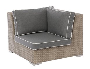 CORNER ELEMENT CLOUD 100X100X75 BRIGHT GREY PILLOW GREY цена и информация | Садовые стулья, кресла, пуфы | hansapost.ee