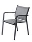 CHAIR FARO 57X63X83CM TEX GRAY, ALU.GRAY MAT hind ja info | Aiatoolid, rõdutoolid | hansapost.ee