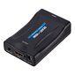 Videosignaali muundur Fusion SCART-st HDMI-signaaliks (+ heli), must цена и информация | USB adapterid ja jagajad | hansapost.ee