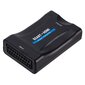 Videosignaali muundur Fusion SCART-st HDMI-signaaliks (+ heli), must цена и информация | USB adapterid ja jagajad | hansapost.ee