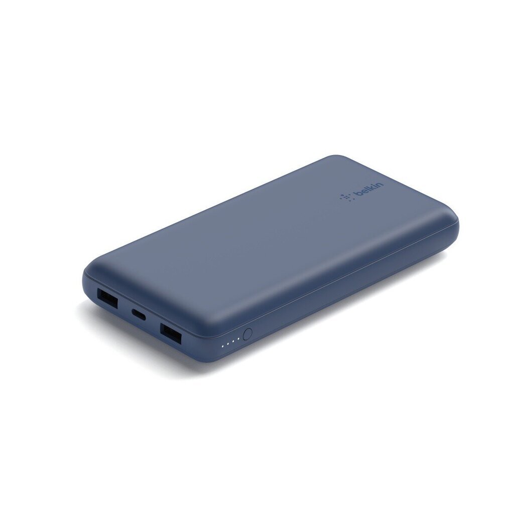 Akupank Belkin PowerBank 20 000mAh 15W USB-A / USB-C, sinine цена и информация | Akupangad | hansapost.ee