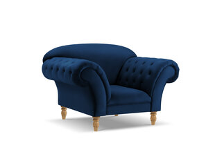 Кресло Windsor & Co Juno, 132x96x91 см, синий/золотой цвет цена и информация | Кресла для отдыха | hansapost.ee