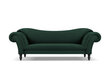 Sofa Windsor & Co Juno, 236x96x86 cm, roheline/must цена и информация | Diivanvoodid ja diivanid | hansapost.ee