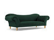 Sofa Windsor & Co Juno, 236x96x86 cm, roheline/kuldne цена и информация | Diivanvoodid ja diivanid | hansapost.ee