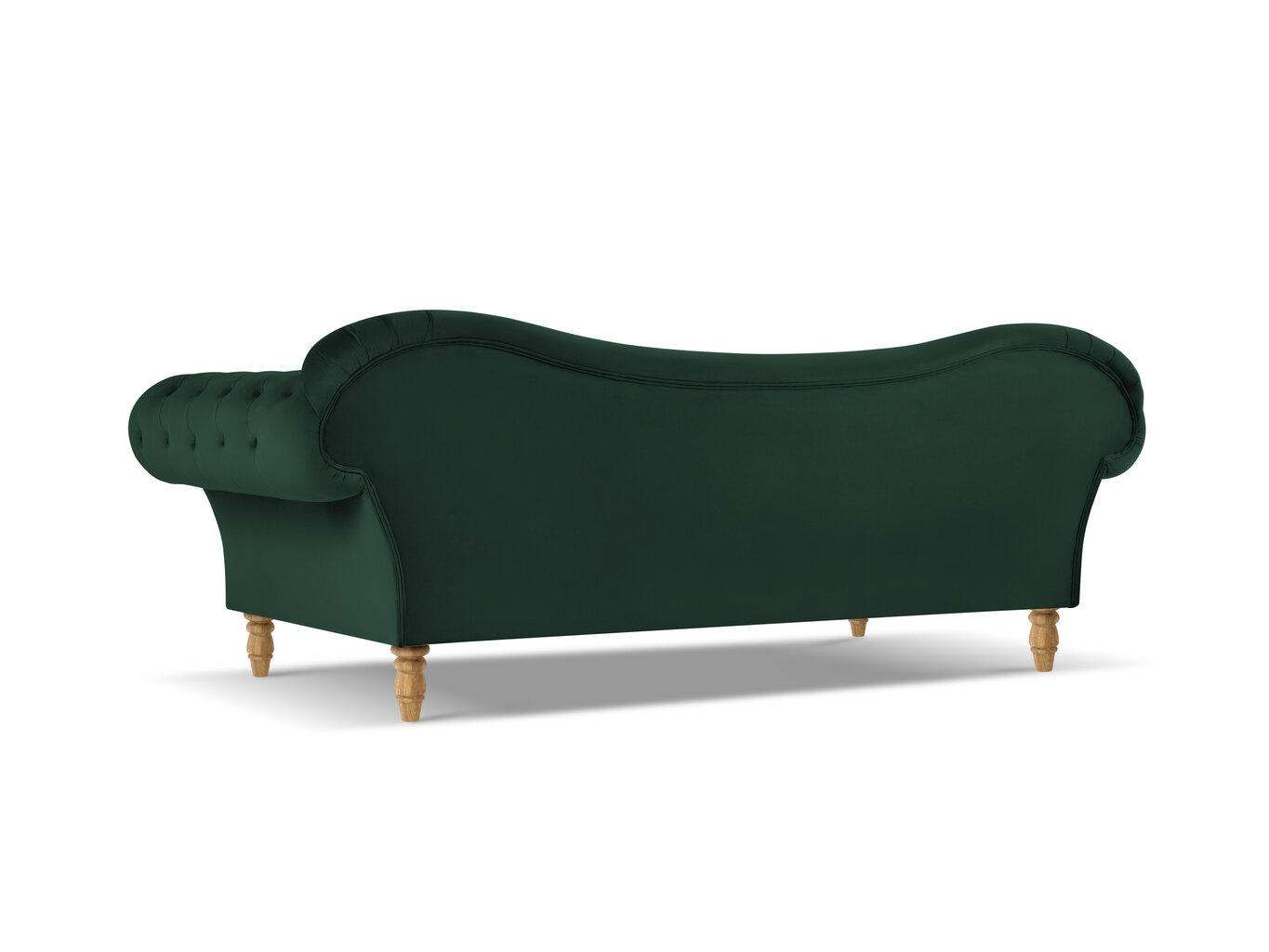 Sofa Windsor & Co Juno, 236x96x86 cm, roheline/kuldne цена и информация | Diivanvoodid ja diivanid | hansapost.ee