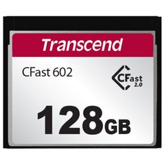 Mälukaart Transcend CFast 2.0 CFX602 128GB цена и информация | Карты памяти для телефонов | hansapost.ee