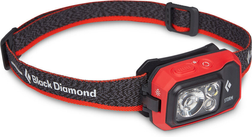 Black Diamond pealamp Storm 450, punane цена и информация | Taskulambid, pealambid ja prožektorid | hansapost.ee