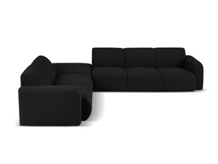 Диван шестиместный левый Windsor & Co Lola, 315x250x72 см, черный цвет цена и информация | Угловые диваны | hansapost.ee
