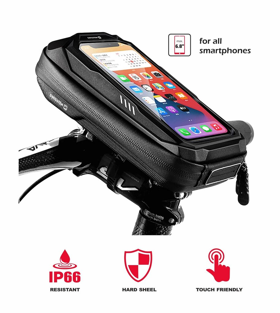 Swissten Waterproof Phone Holder for Bike цена и информация | Telefonihoidjad | hansapost.ee