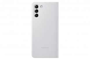Kahjustatud pakendiga toode. Samsung Clear View Cover G996B Galaxy S21+ helehall hind ja info | Elektroonikaseadmete tarvikud defektiga pakendis | hansapost.ee