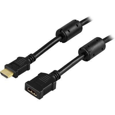 Videokaabel Deltaco HDMI-pikendus, 19-pin, 3m hind ja info | Juhtmed ja kaablid | hansapost.ee