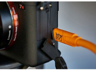 Kaabel Tether Tools Pro USB-C - USB-C 4,6m, oranž hind ja info | Mobiiltelefonide kaablid | hansapost.ee