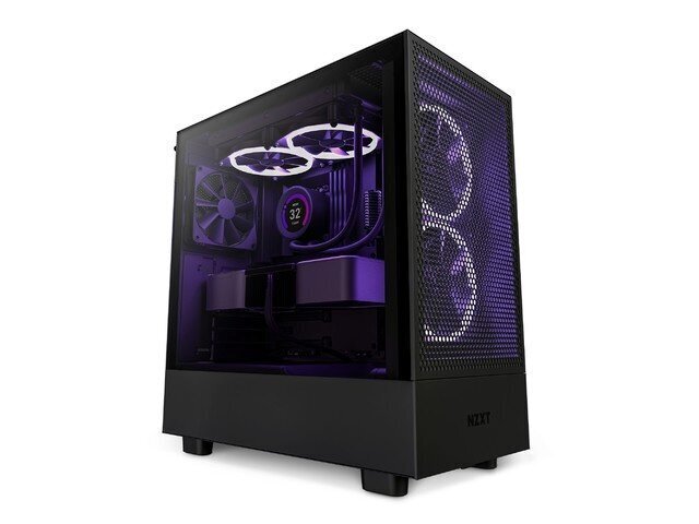 Korpus NZXT H5 Flow All must ATX CC-H51FB-01 hind ja info | Arvutikorpused | hansapost.ee